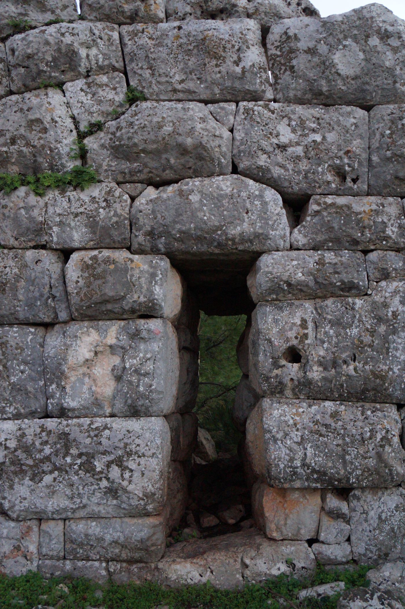 Doorways, and stones cut to fit one another.