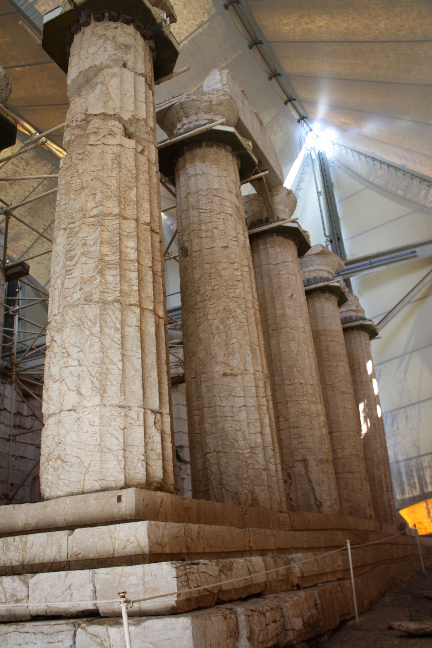 Temple columns.