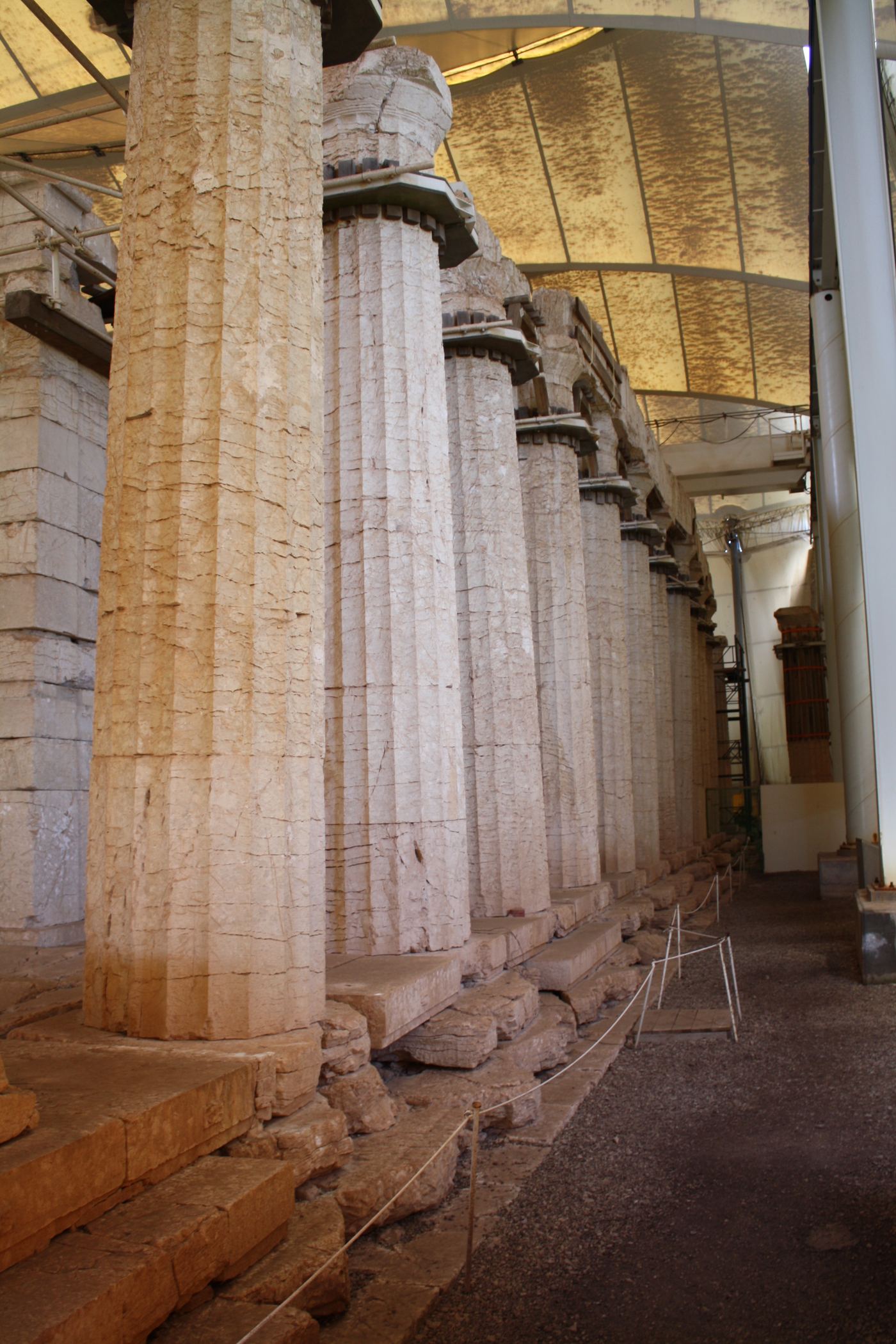 Temple columns.