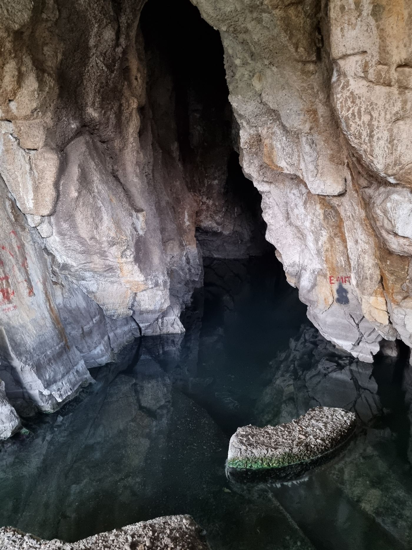 The cave with the spring